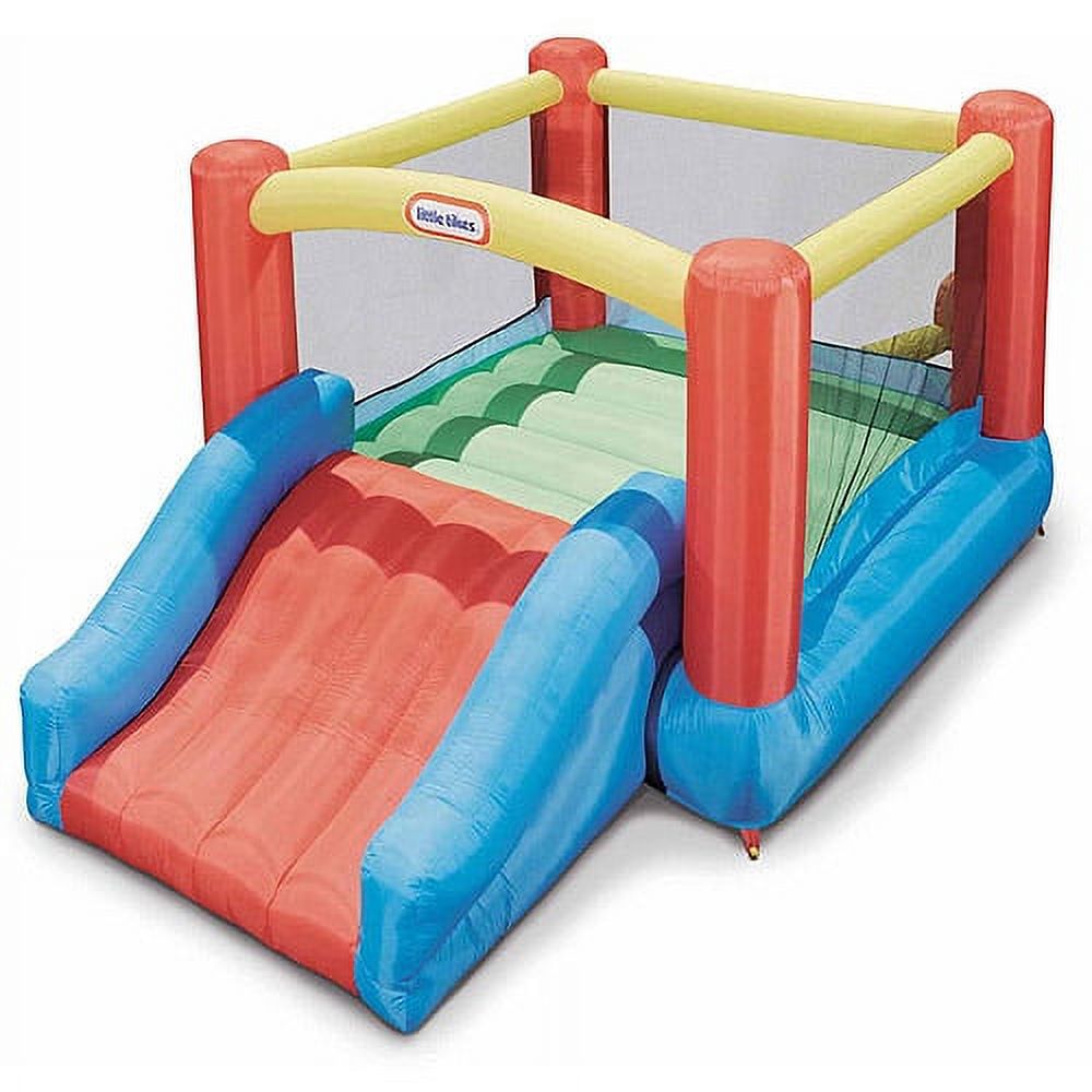 Little Tikes Jr. Jump 'n Slide Bouncer - Inflatable Jumper Bounce House - image 1 of 6