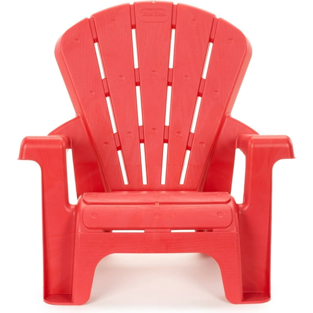 Little Tikes Kids Garden Chair, Kids Furniture For Activity Playroom and Patio, Fits Toddlers and Kids, Red - available in multiple colors