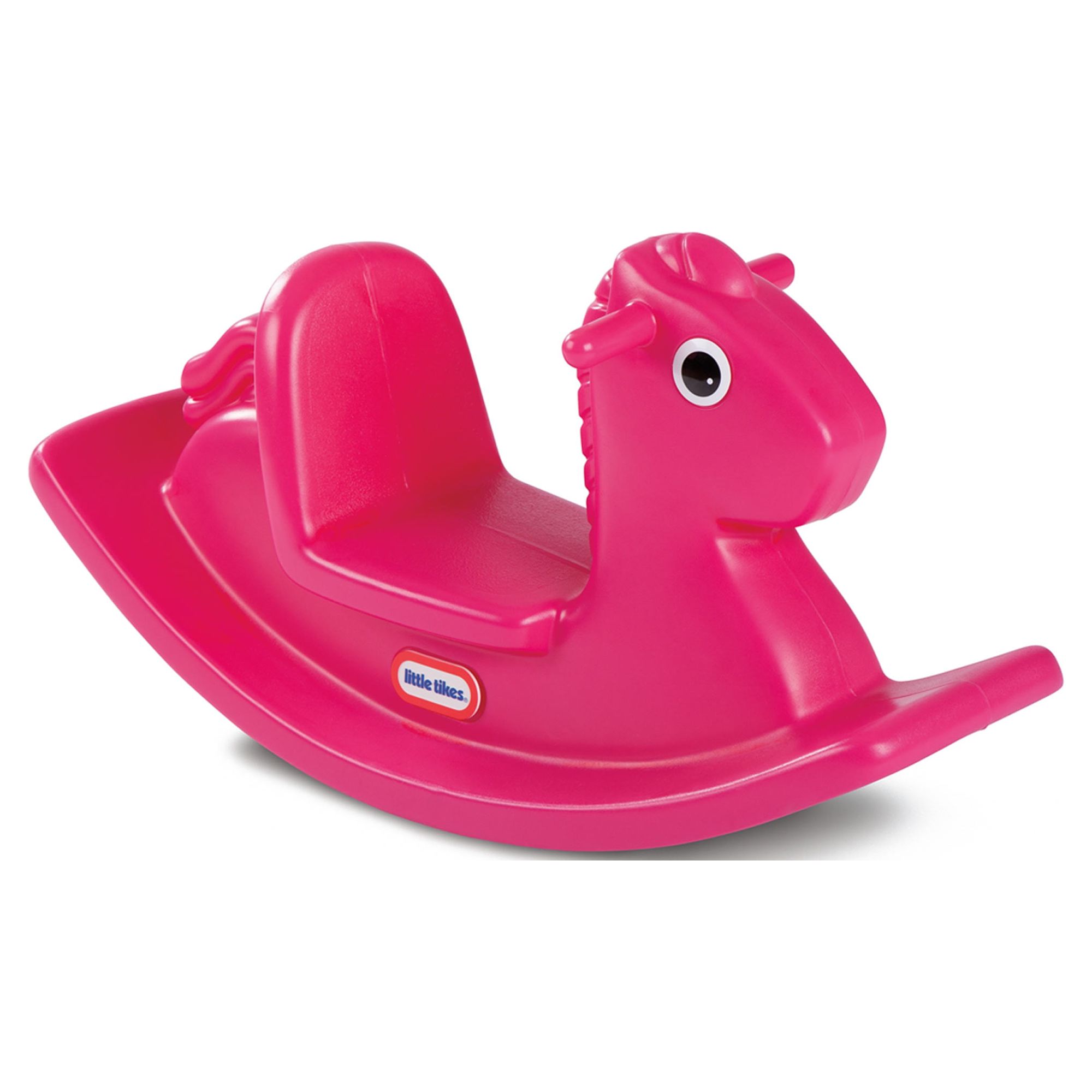 Little Tikes Kids Rocking Horse in Magenta, Classic Indoor Outdoor Toddler Ride-on Toy, Kids Boys Girls Ages 12 Months to 3 Years - image 1 of 5