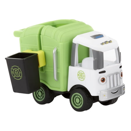 Little Tikes Let’s Go Cozy Coupe Garbage Truck Playset with Push and Play Vehicle for Floor or Tabletop for Toddlers, Boys, Girls 3+yrs