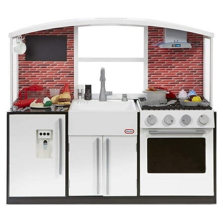 Little Tikes Modern Play Kitchen with 40 Piece Accessory Play Set