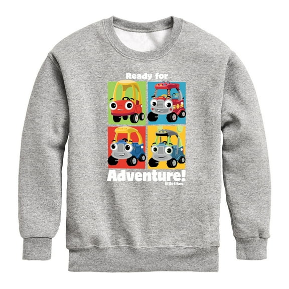 Little Tikes - Ready for Adventure - Toddler & Youth Crewneck Fleece Sweatshirt