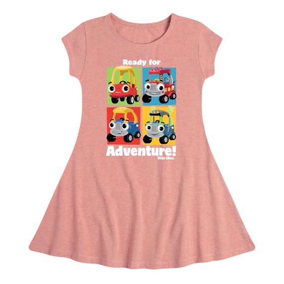 Little Tikes - Ready for Adventure - Toddler & Youth Girls Fit & Flare Dress