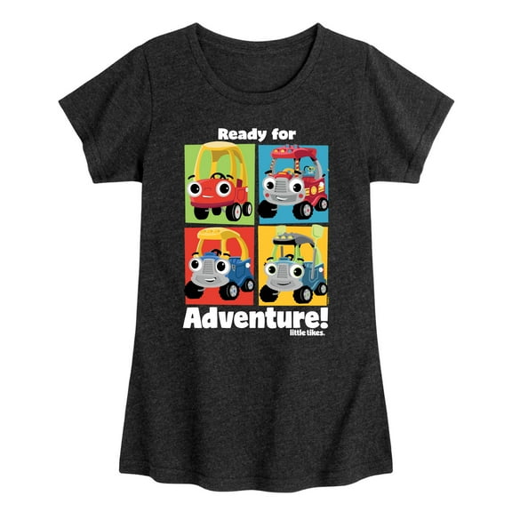 Little Tikes - Ready for Adventure - Toddler & Youth Girls Short Sleeve Graphic T-Shirt