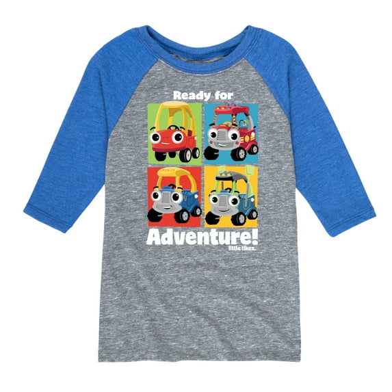 Little Tikes - Ready for Adventure - Toddler & Youth Raglan Graphic T-Shirt