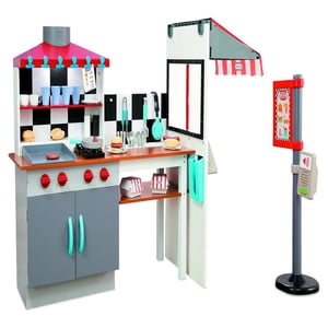 Little Tikes Real Wood Drive-Thru Diner Wooden Play Kit | B2B