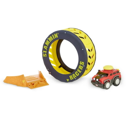 Little Tikes Slammin' Racers Turbo Tire Playset and Vehicle with Sounds