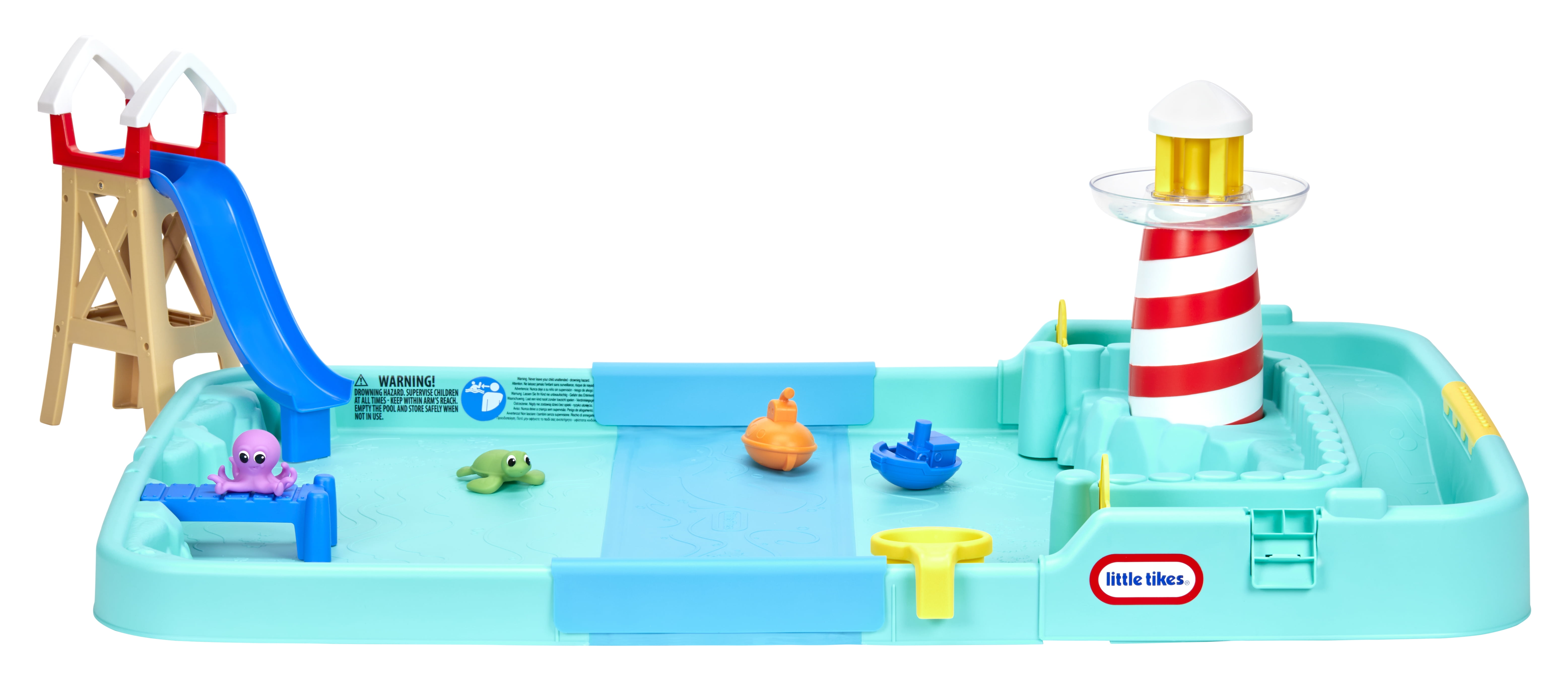 Little Tikes Splash Beach Water Table and Splash Pad, for Ages 2+