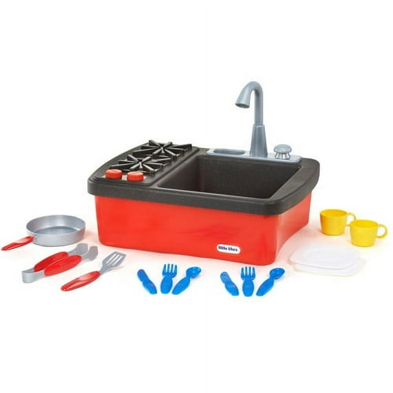 Little Tikes Splish Splash Sink & Stove Play Set, for Ages 2+, Multi-Color