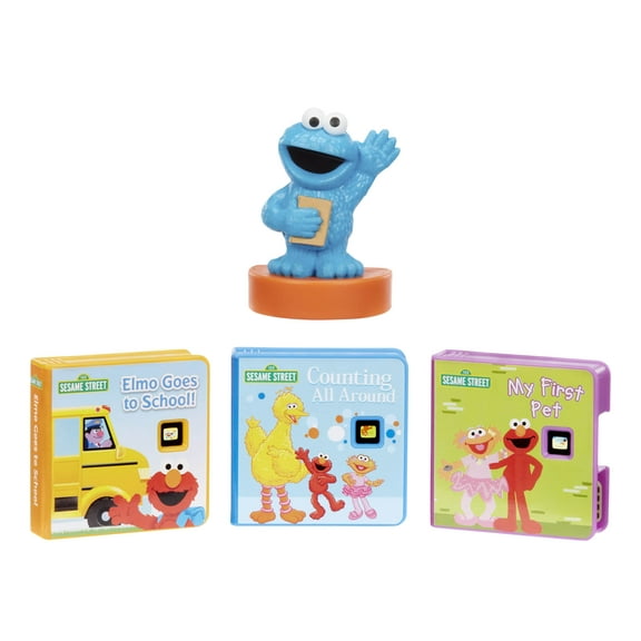 Little Tikes Story Dream Machine Sesame Street Cookie Monster & Friends Story Collection, Storytime, Books, Play Character, Toy Gift, Toddlers, Girls Boys Ages 3+