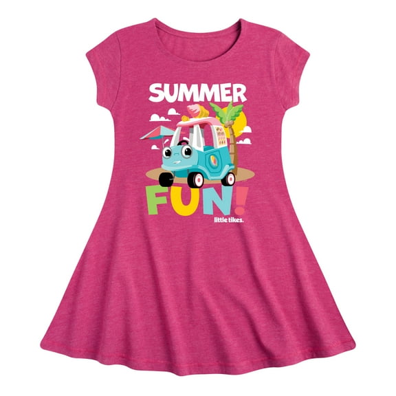 Little Tikes - Summer Fun - Beach Day - Toddler & Youth Girls Fit & Flare Dress