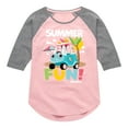 thumbnail image 1 of Little Tikes - Summer Fun - Beach Day - Toddler & Youth Girls Raglan Graphic T-Shirt, 1 of 4