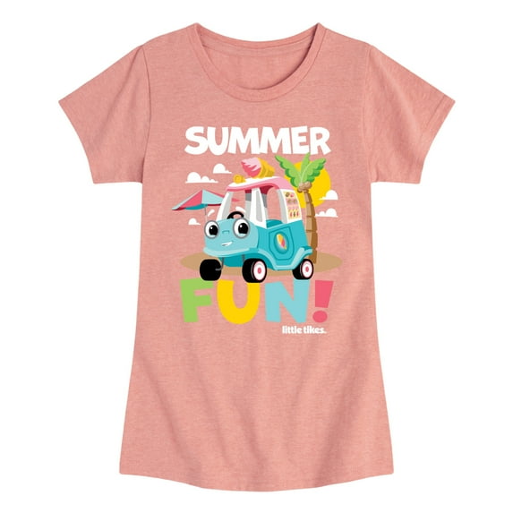 Little Tikes - Summer Fun - Beach Day - Toddler & Youth Girls Short Sleeve Graphic T-Shirt