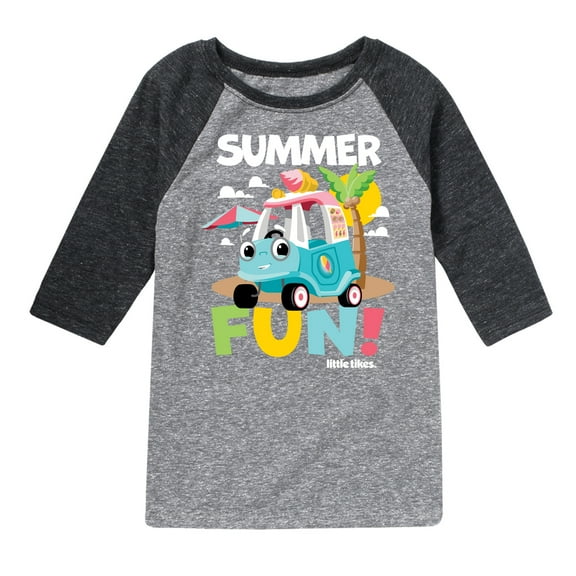 Little Tikes - Summer Fun - Beach Day - Toddler & Youth Raglan Graphic T-Shirt