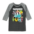 thumbnail image 1 of Little Tikes - Summer Fun - Beach Day - Toddler & Youth Raglan Graphic T-Shirt, 1 of 1