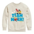 thumbnail image 1 of Little Tikes - Teamwork Makes the Dream Work - Toddler & Youth Crewneck Fleece Sweatshirt, 1 of 4