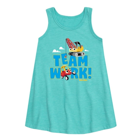 Little Tikes - Teamwork Makes the Dream Work - Toddler & Youth Girls A-line Dress