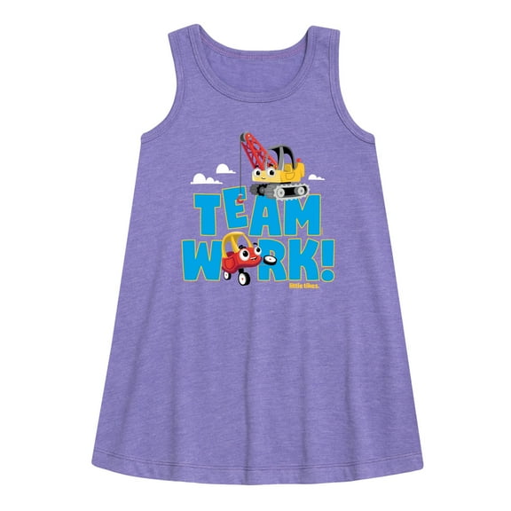 Little Tikes - Teamwork Makes the Dream Work - Toddler & Youth Girls A-line Dress