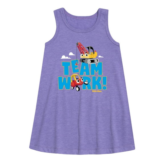 Little Tikes - Teamwork Makes the Dream Work - Toddler & Youth Girls A-line Dress
