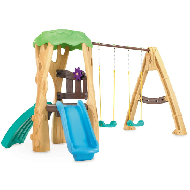 Little Tikes Tree House Plastic Swing Set for 3 - 8 Year Old's