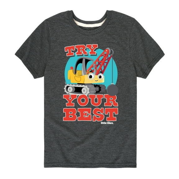 Little Tikes - Try Your Best - Demolition Truck - Toddler & Youth Short Sleeve Graphic T-Shirt