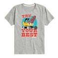 thumbnail image 1 of Little Tikes - Try Your Best - Demolition Truck - Toddler & Youth Short Sleeve Graphic T-Shirt, 1 of 4