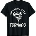 thumbnail image 1 of Little Tornado Lazy Halloween Costume Storm Weather Chaser T-Shirt, 1 of 3