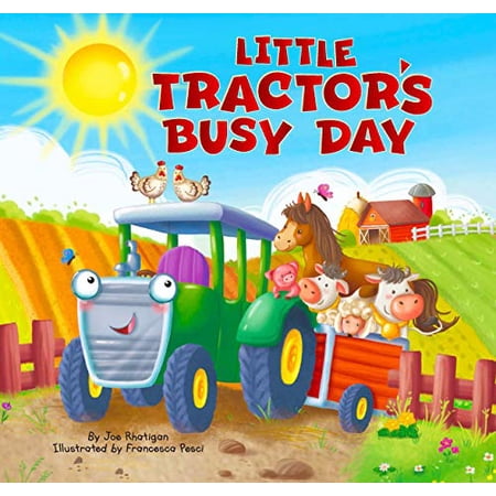 Pre-Owned Little Tractor s Busy Day - Childrens Padded Board Book Paperback