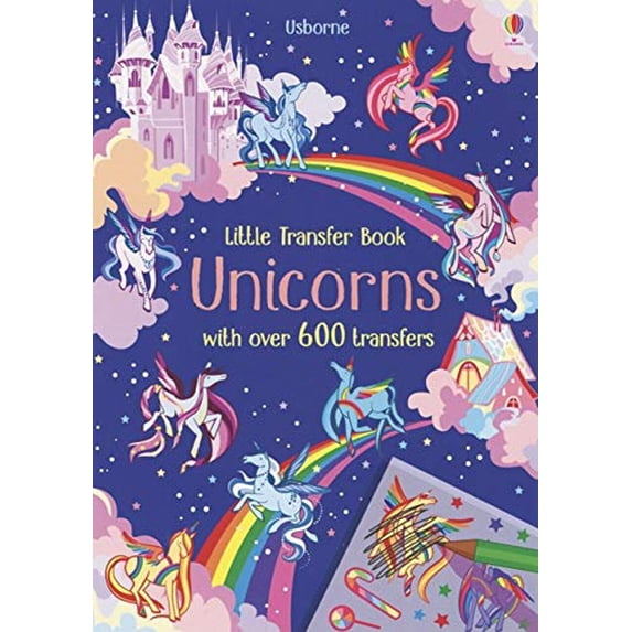 Pre-Owned Little Transfer Book Unicorns (Paperback) 9780794544676