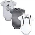 thumbnail image 1 of Little Treasure Baby Boy Cotton Bodysuits 3pk, Mommys Man, 18-24 Months, 1 of 1