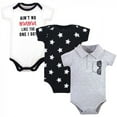 thumbnail image 1 of Little Treasure Baby Boy Cotton Bodysuits 3pk, My Mama, 6-9 Months, 1 of 4