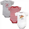 thumbnail image 1 of Little Treasure Baby Boy Cotton Bodysuits, Home Slice, 9-12 Months, 1 of 1