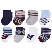 Little Treasure Baby Boy Newborn Socks, Genius, 0-6 Months