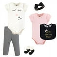 thumbnail image 1 of Little Treasure Baby Girl Layette 6-Piece Set, Mama, 0-3 Months, 1 of 1