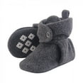 thumbnail image 1 of Little Treasure Baby and Toddler Cozy Fleece Booties, Heather Charcoal, 12-18 Months, 1 of 1