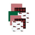 thumbnail image 1 of Little Treasure Hudson Baby Cotton Poly Flannel Receiving Blankets 7-Pack, Red Christmas Tree Truck, 30x30 inches, 1 of 2