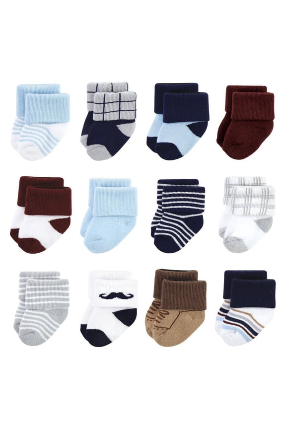 Infant Boy Newborn Socks, Dapper Dude, 0-6 Months