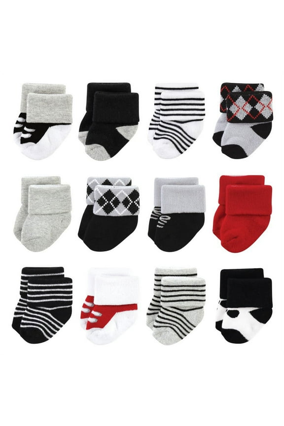 Infant Boy Newborn Socks, Tuxedo, 0-6 Months