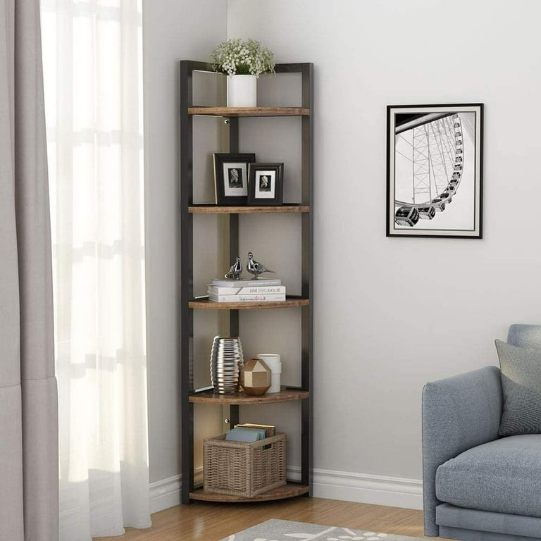 These Tiered  Corner Shelves Save You Tons of Counter Space