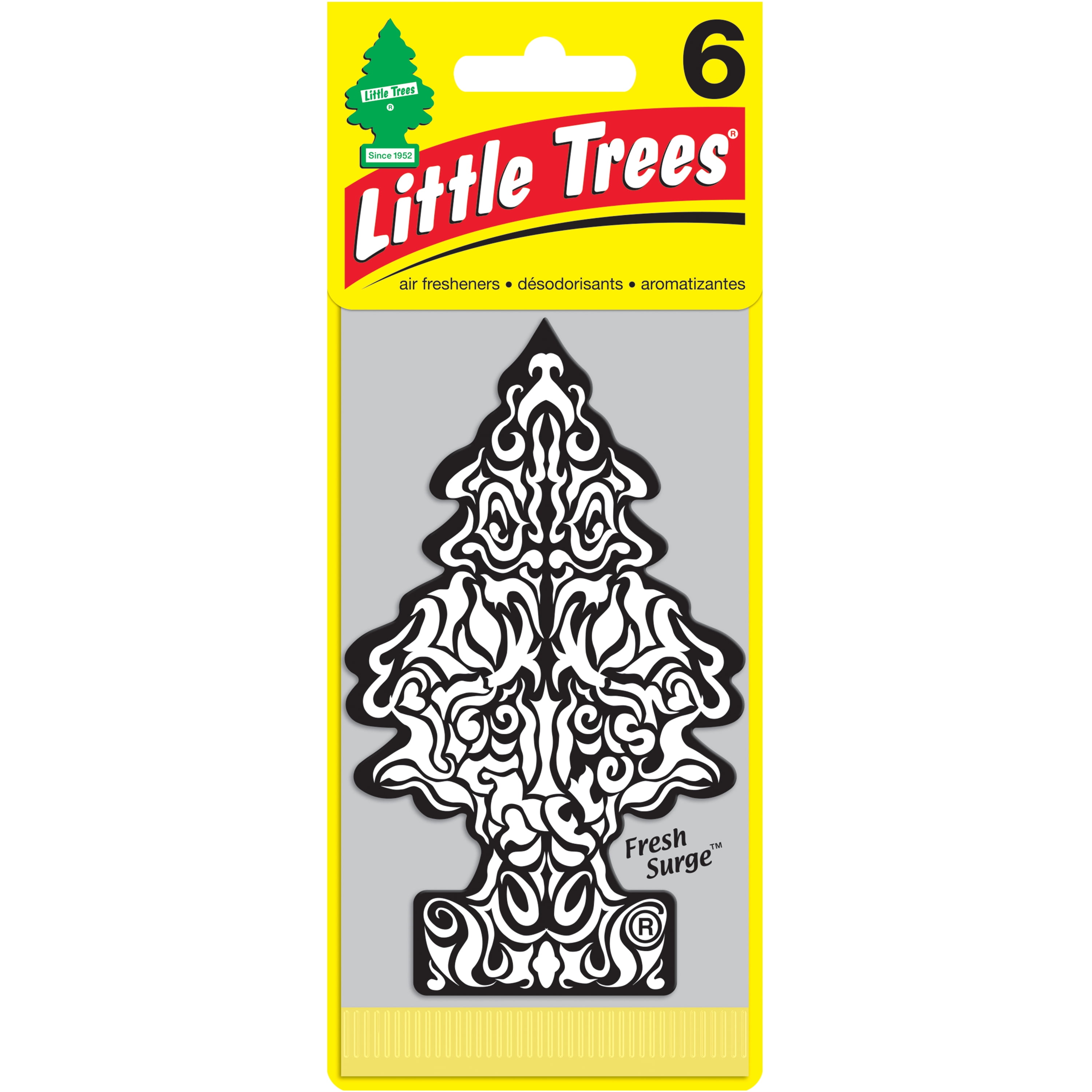 Little Trees Auto Air Freshener, Hanging Card, Fresh Surge 