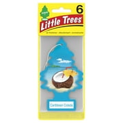 Little Trees Air Freshener Caribbean Colada Fragrance 6-Pack