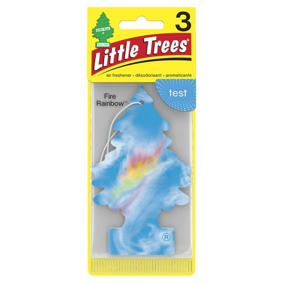 Little Trees Air Freshener Fire Rainbow Fragrance 3-Pack