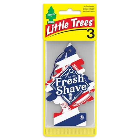 Little Trees Air Freshener Fresh Shave Fragrance 3-Pack