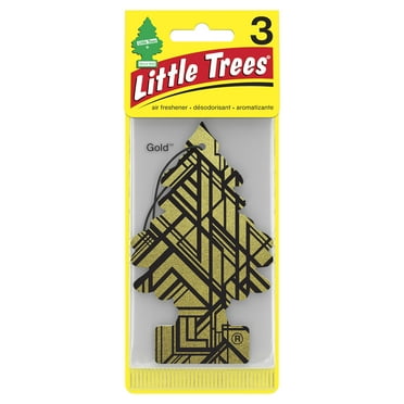 Little Trees Air Freshener Gold Fragrance 3-Pack