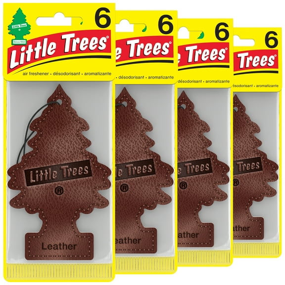 Little Trees Air Freshener Leather Fragrance 24-Pack