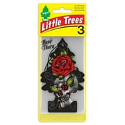 Little Trees Air Freshener Rose Thorn Fragrance 3-Pack
