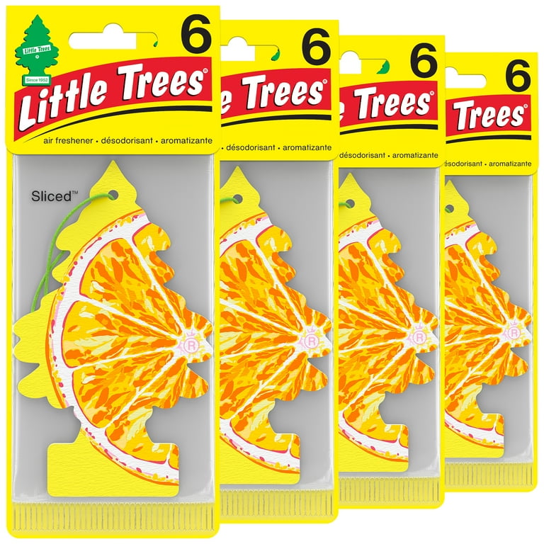 LITTLE TREES, Air Freshener, 24-Pack, Sliced Fragrance - Walmart.com