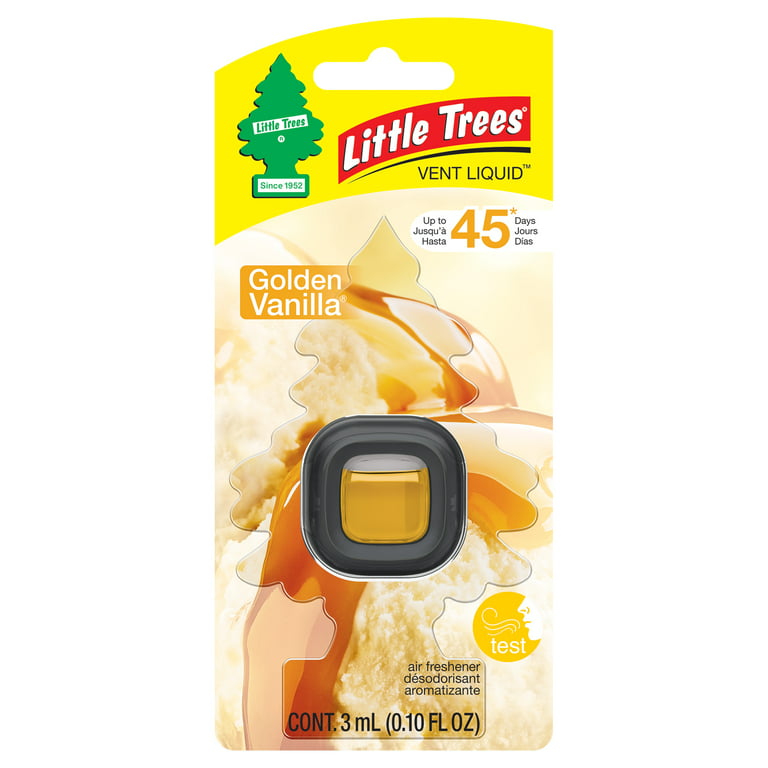 Little Trees® Vent Liquid™ Golden Vanilla Car Air Freshener, 1 ct - Pay  Less Super Markets