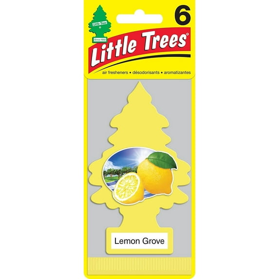 Little Trees Air Fresheners 6-Pack Lemon Grove