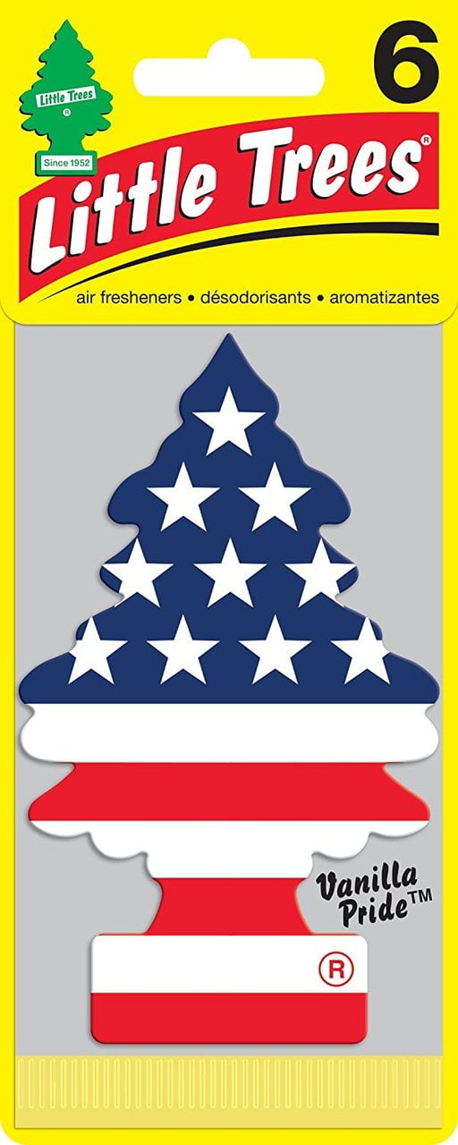 Little Trees Air Fresheners 6 Pack Vanilla Pride Walmart